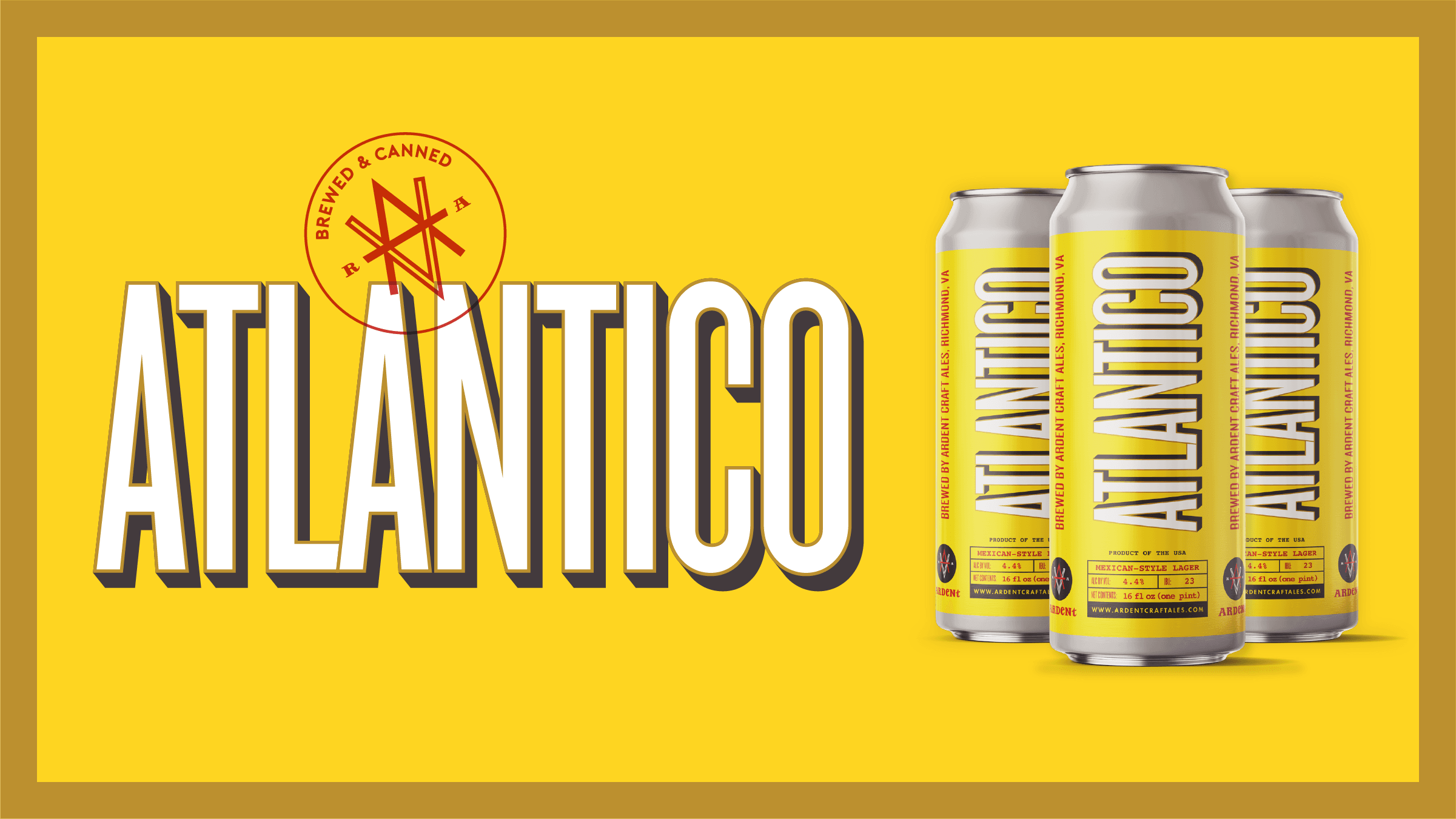 Graphic for Key Lime Gose, showing lime green 16oz cans over pink background with images of coconut and lime